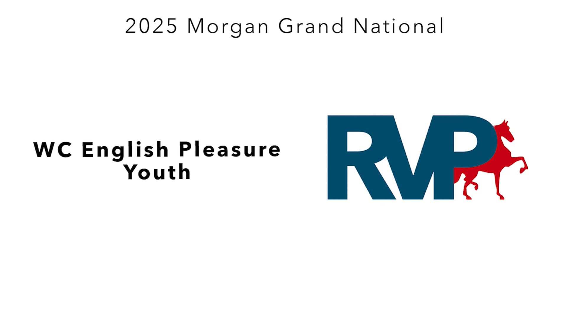 MGN25 - Class 130 - WC English Pleasure Youth