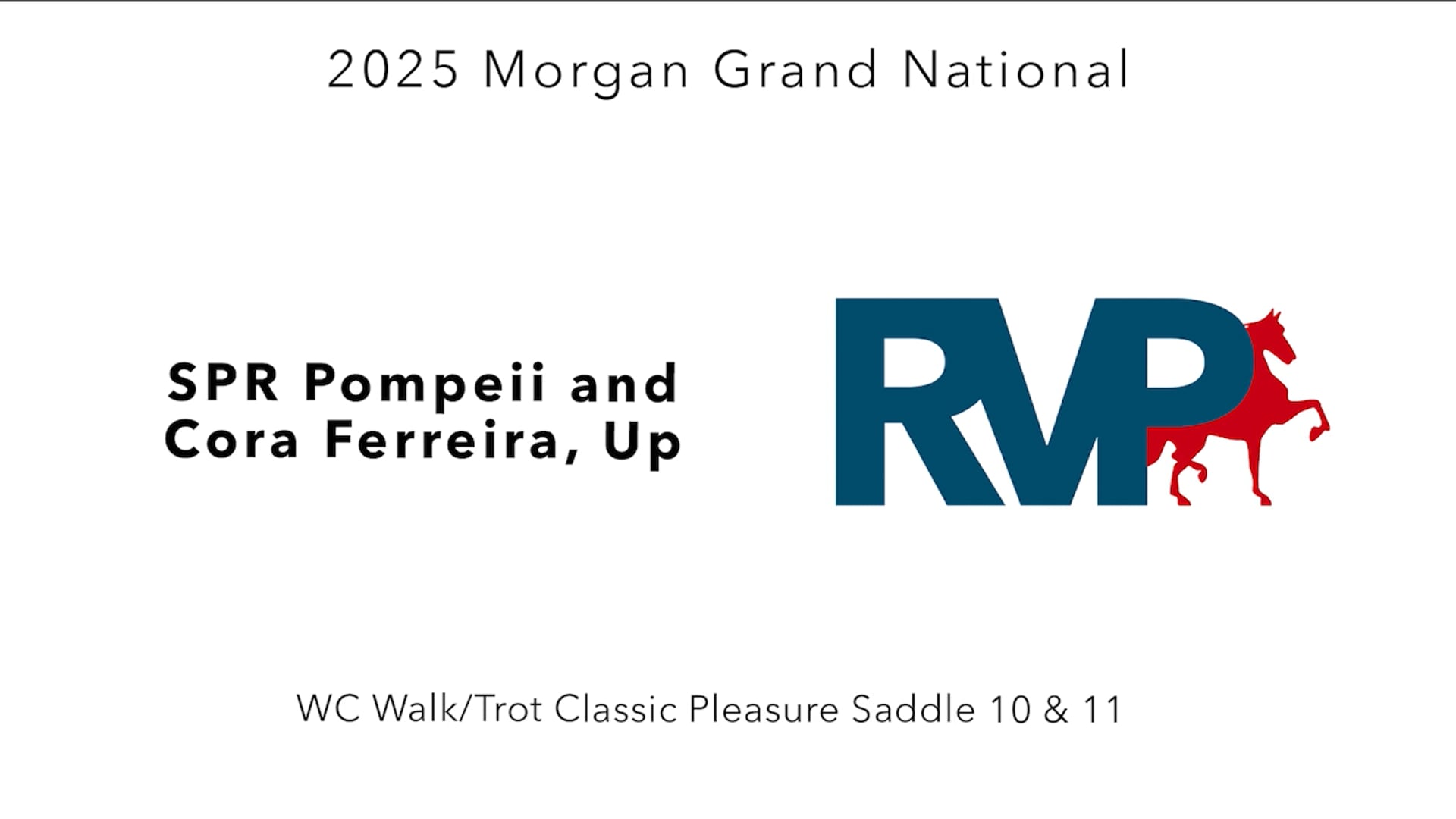 MGN25 - Class 105 - SPR Pompeii and Cora Ferreira, Up