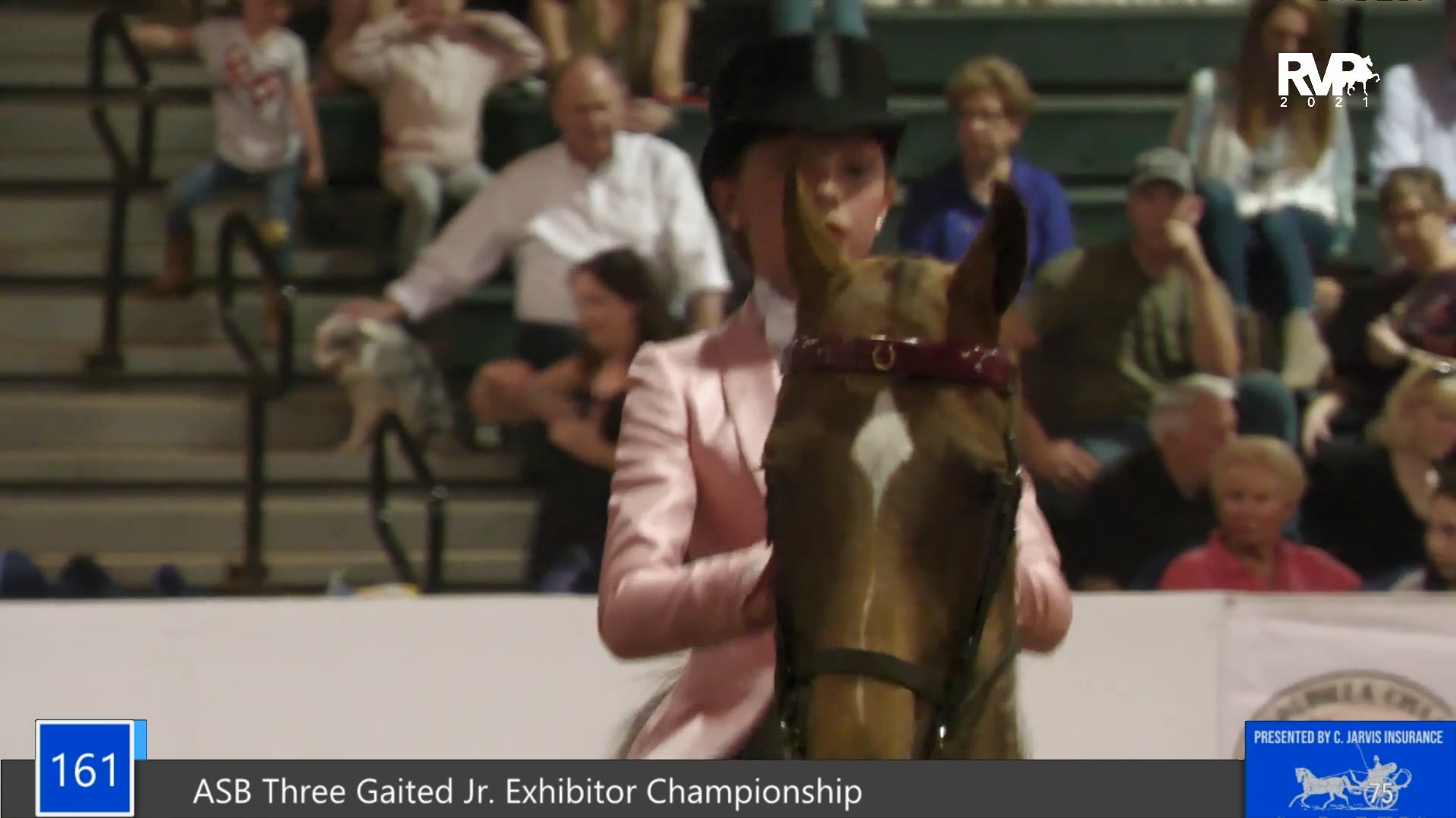 GASP21 - Class 161 - ASB Three Gaited Junior Exhibitor Championship