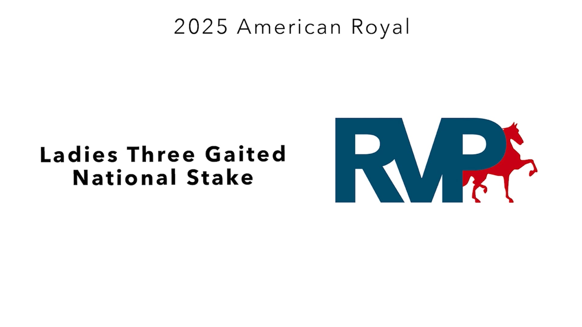 KC25 - Class 180 - Ladies Three Gaited National Stake