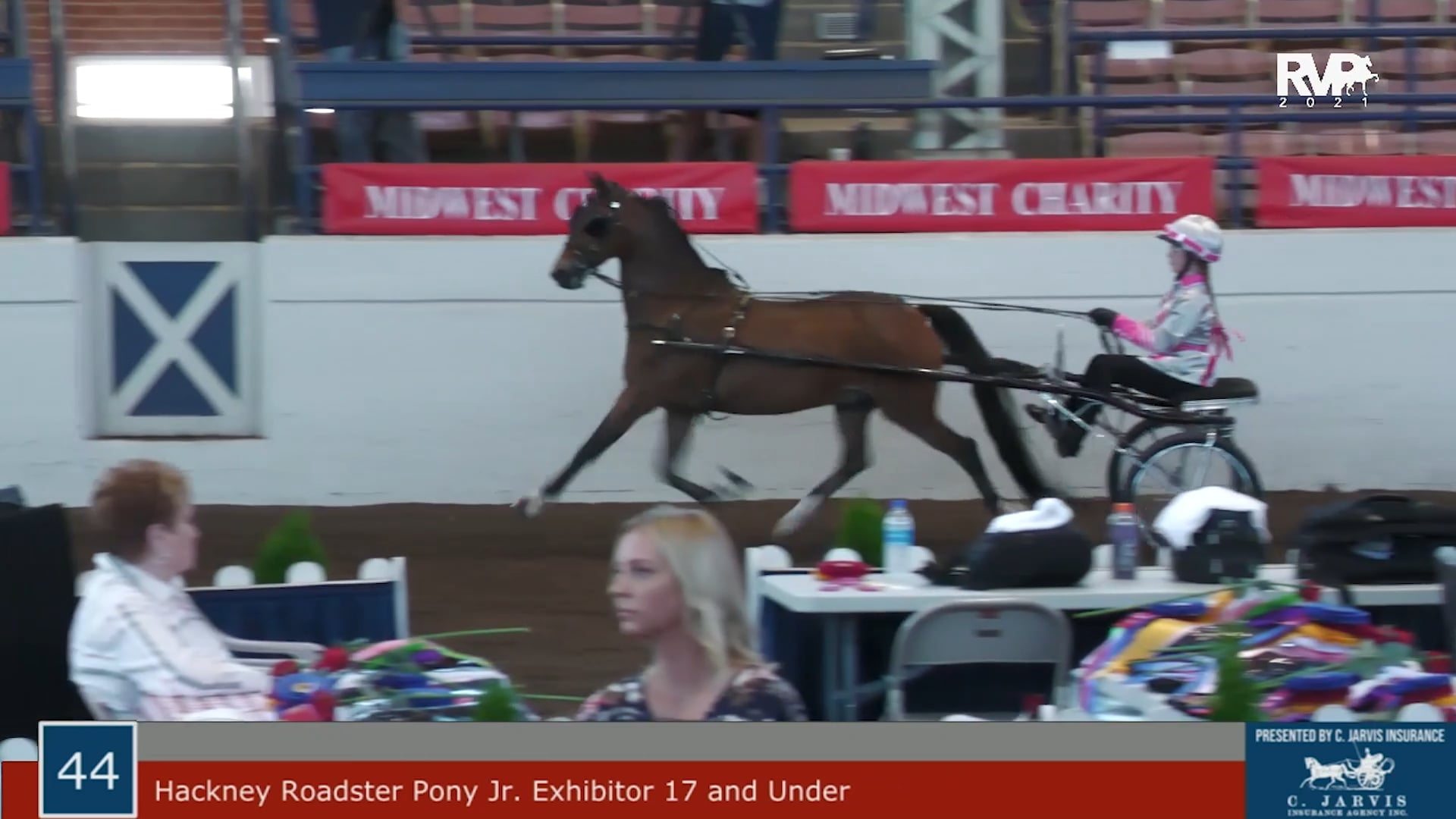 MW21 - Class 44 - Hackney Roadster Pony Junior Exhibitor 17 & Under