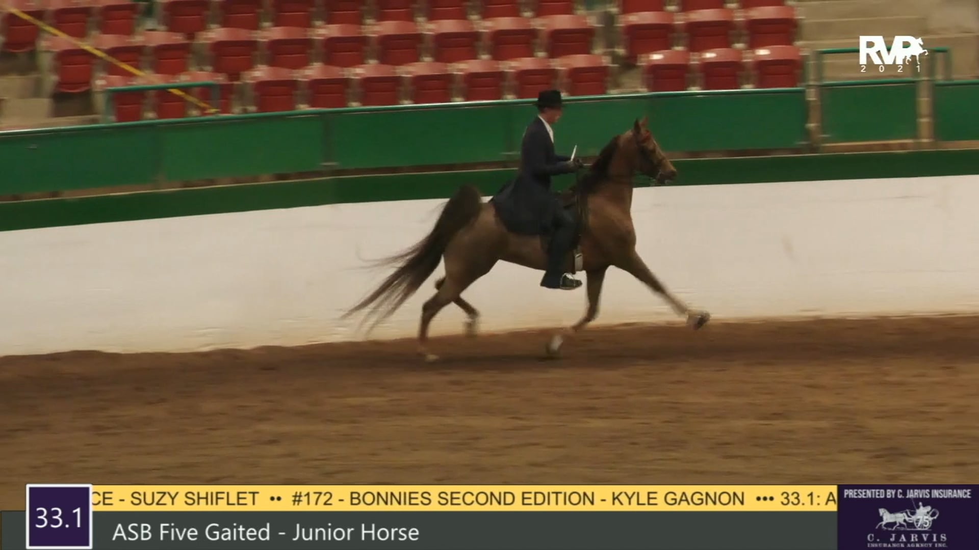 RSP21 - Class 33.1 - ASB Five Gaited Junior Horse