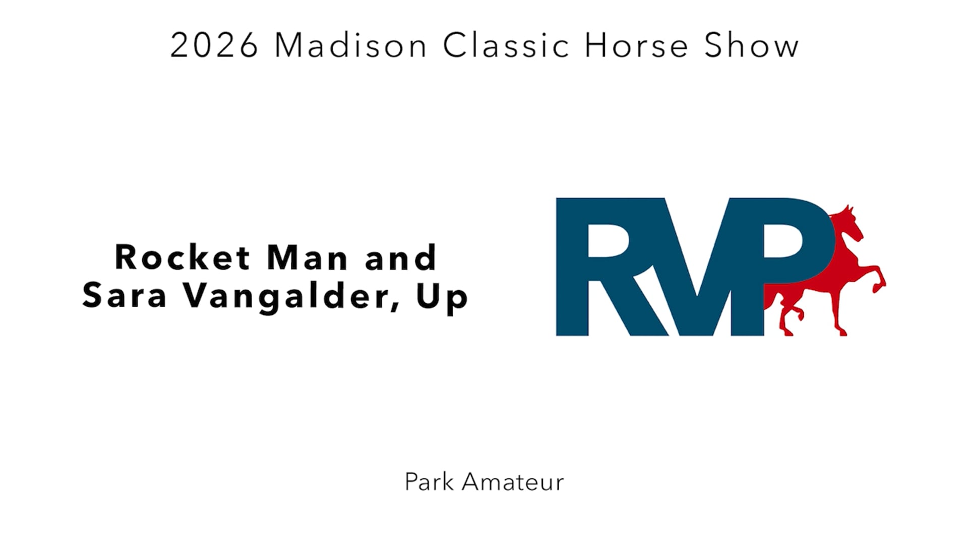 MC26 - Class 76 - Rocket Man and Sara Vangalder, Up