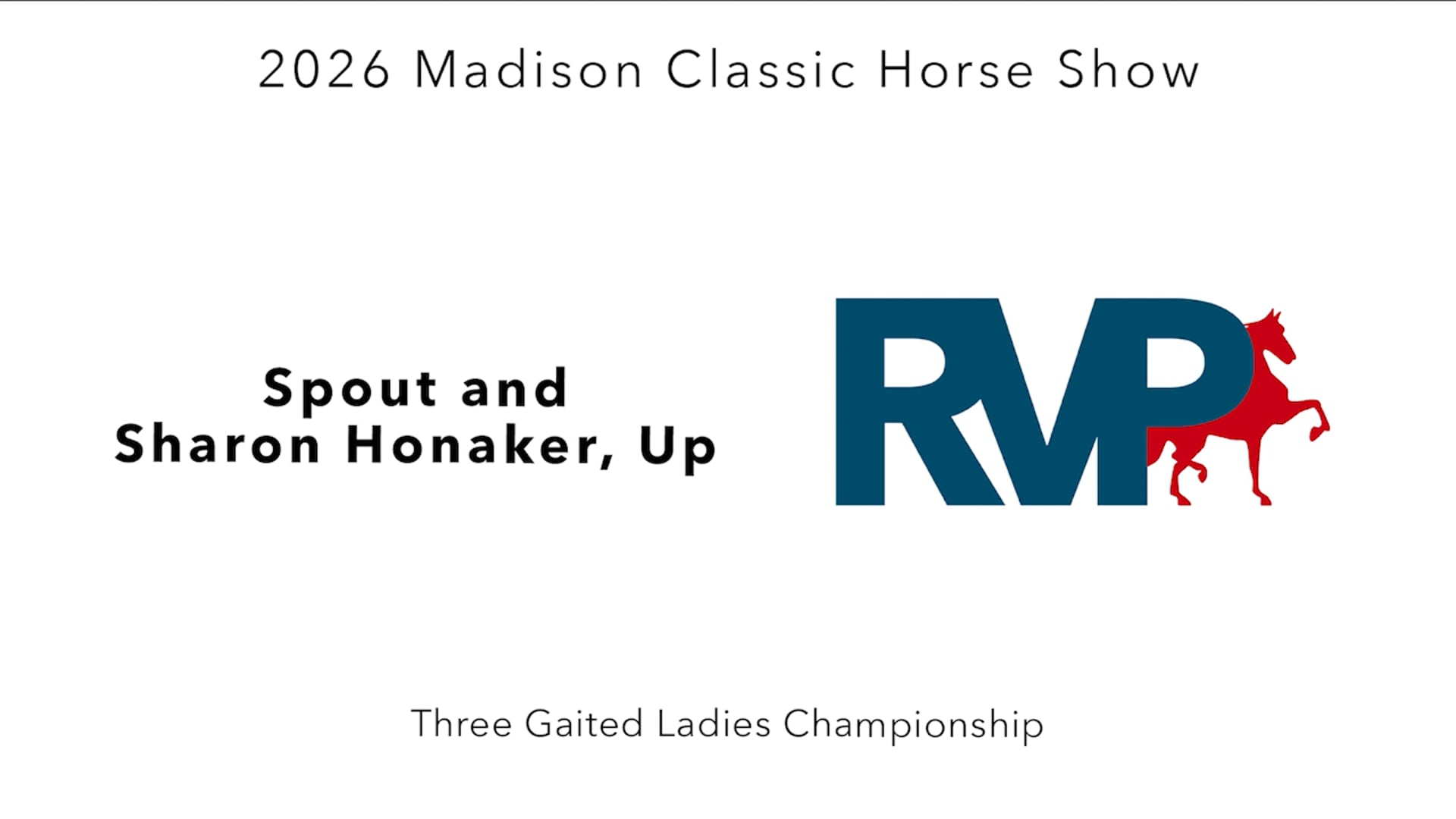 MC26 - Class 117A - Spout and Sharon Honaker, Up