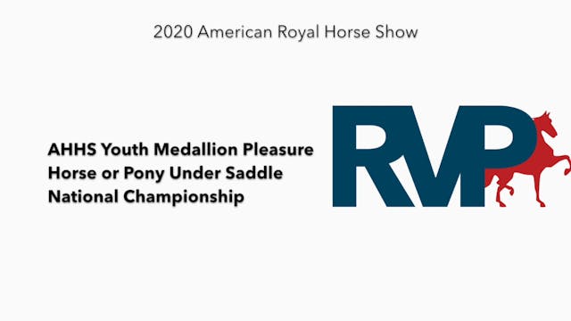 2020 AR - Class 167 AHHS Youth Medall...