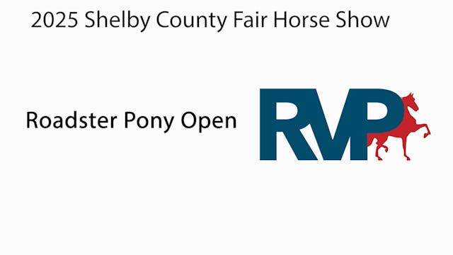 SCF25 - Class 32 - Roadster Pony Open