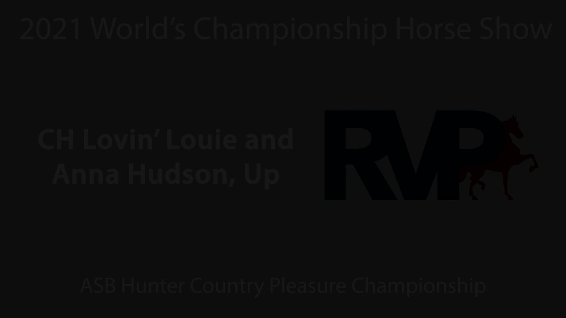 WCHS21 - Class 144 - CH Lovin' Louie and Anna Hudson, Up