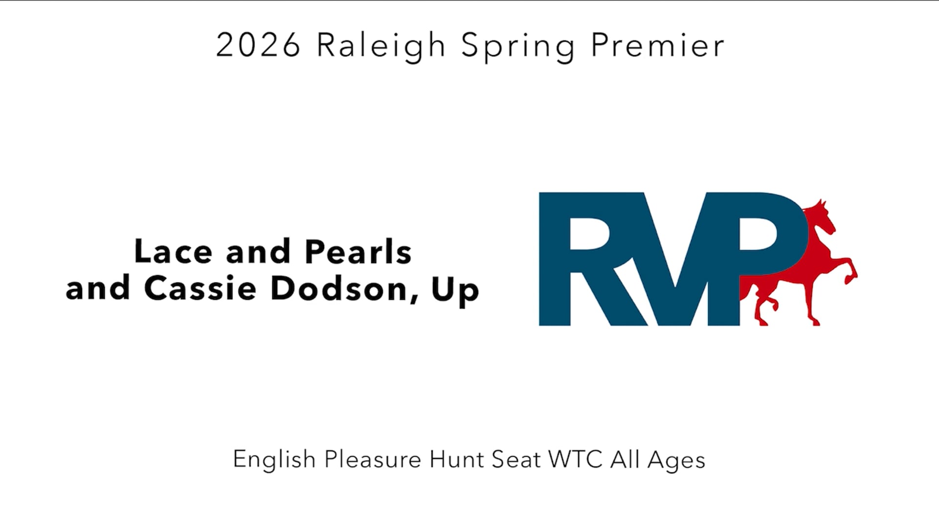 RSP26 - Class 46 - Lace and Pearls and Cassie Dodson, Up