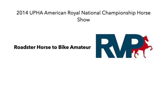 2014 KC - Class 26 Roadster Horse to ...