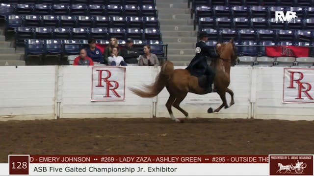 RR23 - Class 128 - ASB Five Gaited Ju...