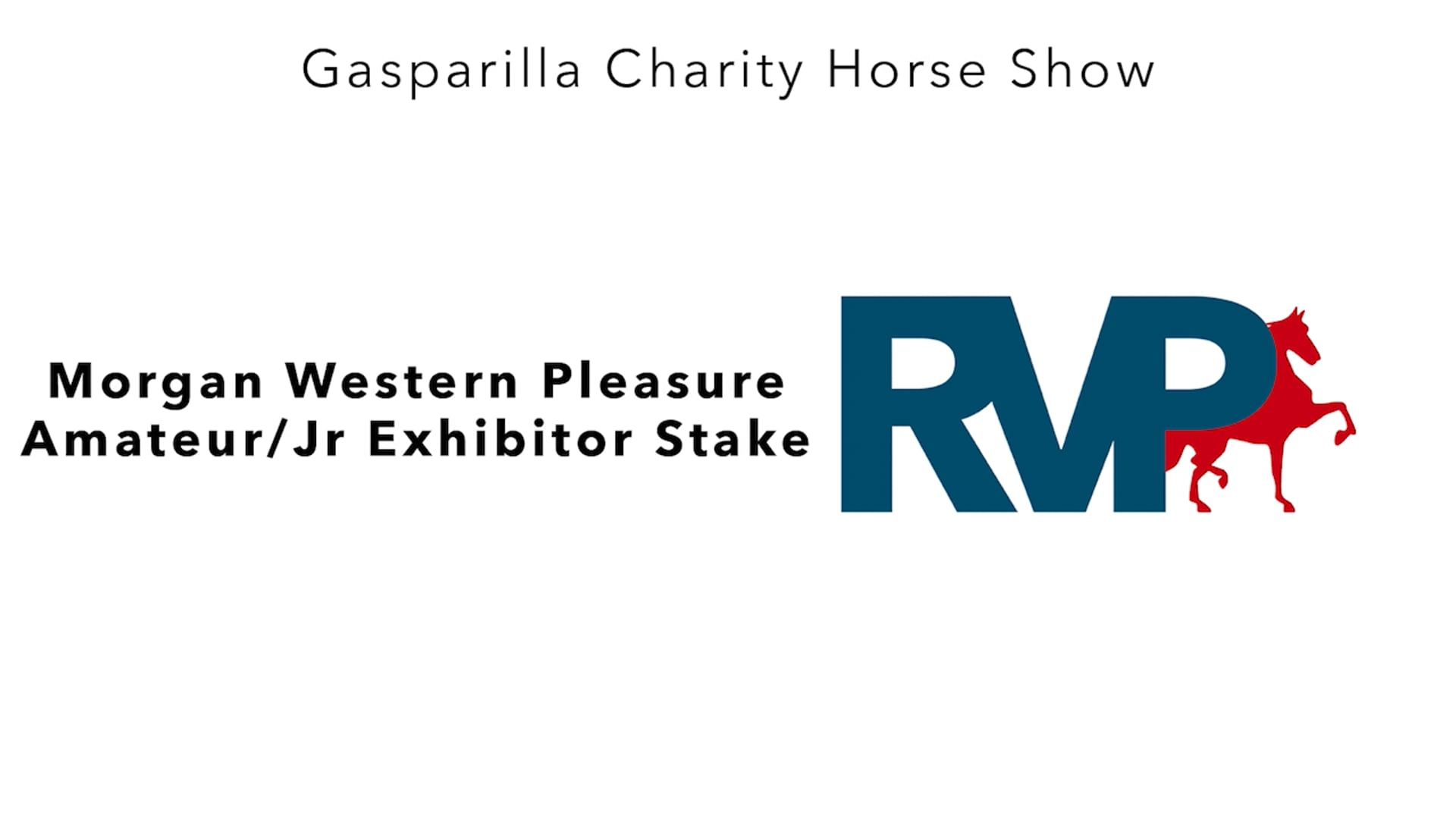 GC25 - Class 163 - Morgan Western Pleasure Amaetur-Jr Exhibitor Stake