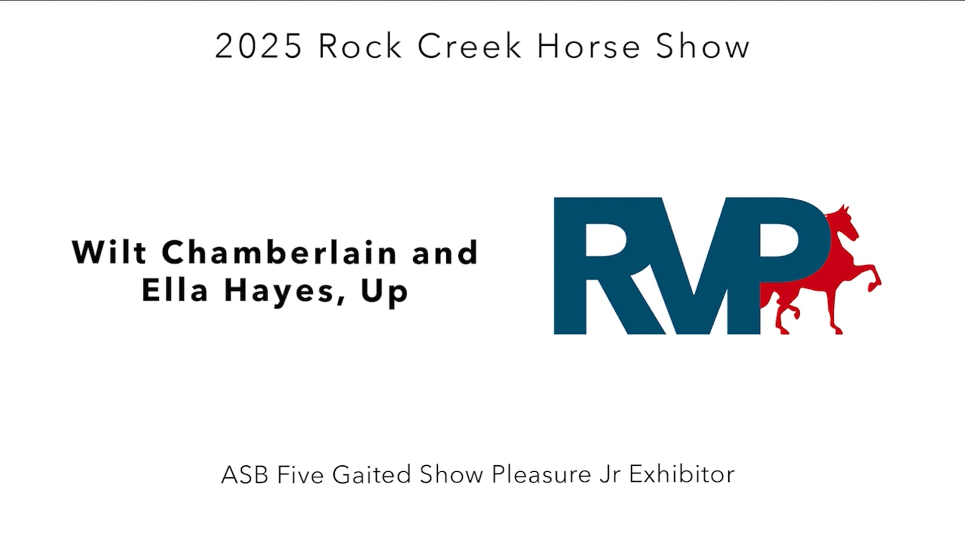 RC25 - Class 13 - Wilt Chamberlain and Ella Hayes, Up