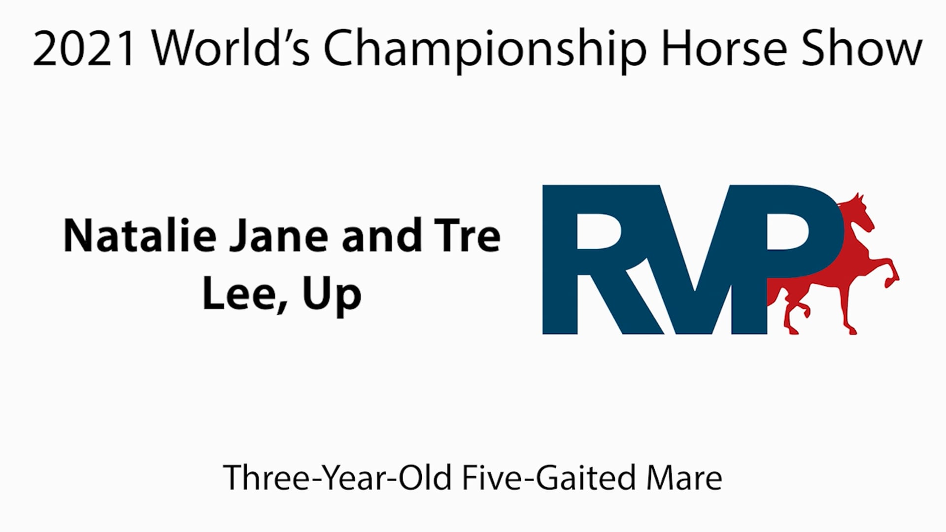 WCHs21 - Class 164 - Natalie Jane and Tre Lee, Up