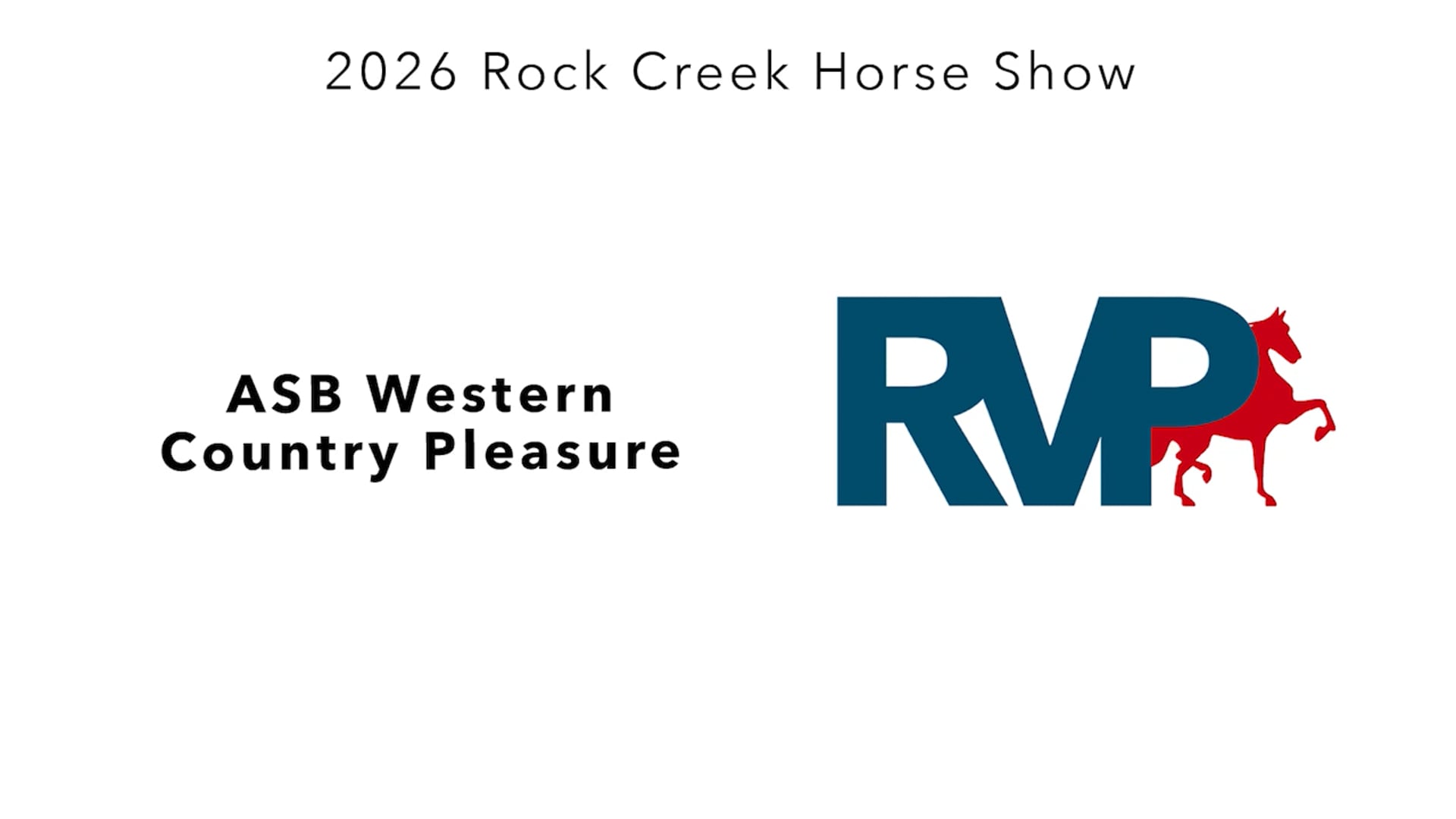 RC26 - Class 34 - ASB Western Country Pleasure