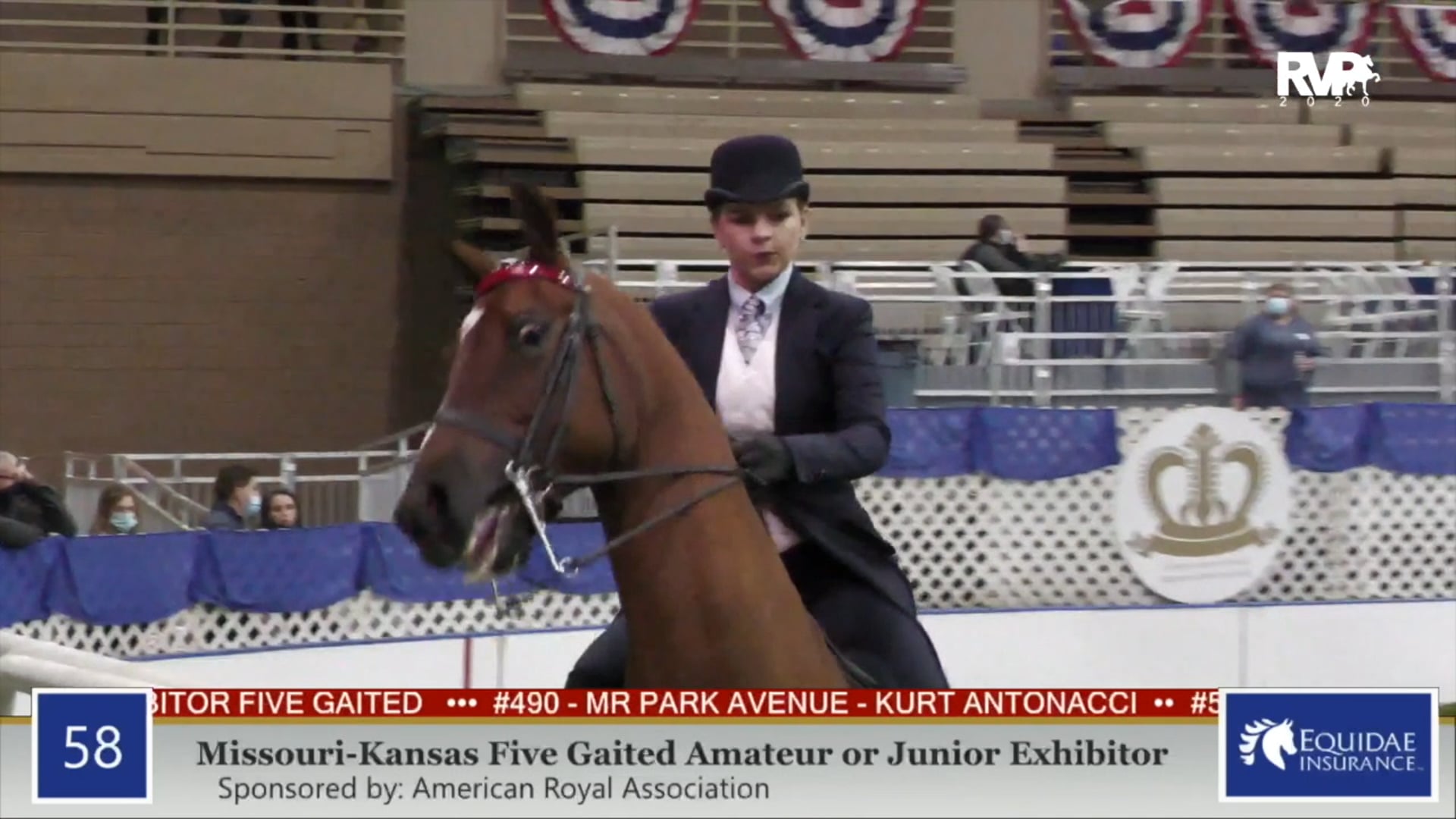 2020 AR - Class 58 MO:KS Amateur:Junior Exhibitor
Five Gaited