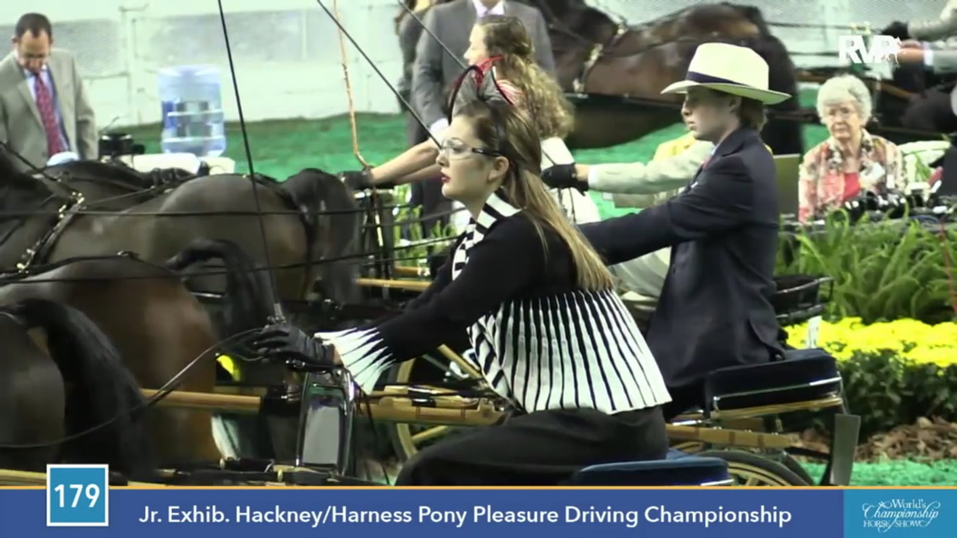 2015 WCHS - Class 179 Junior Exhibitor Hackney:Harness Pony Pleasure Driving Championship