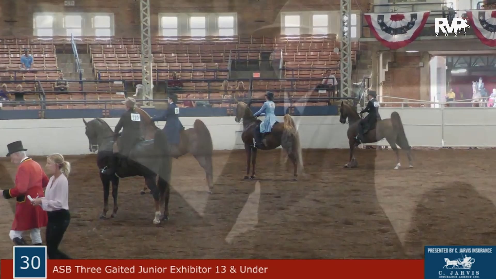 MW21 - Class 30 - ASB Three Gaited Junior Exhibitor 13 & Under