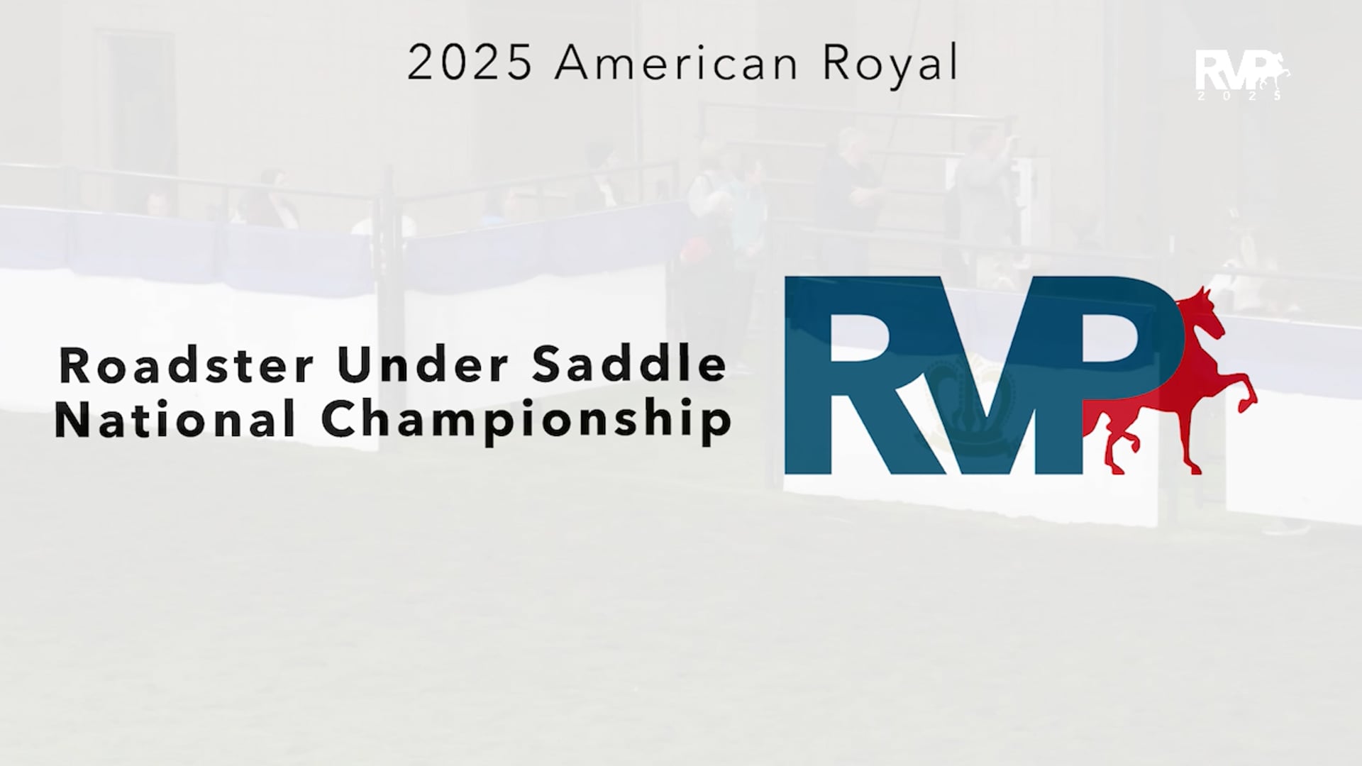 KC25 - Class 143 - Roadster Under Saddle National Championship