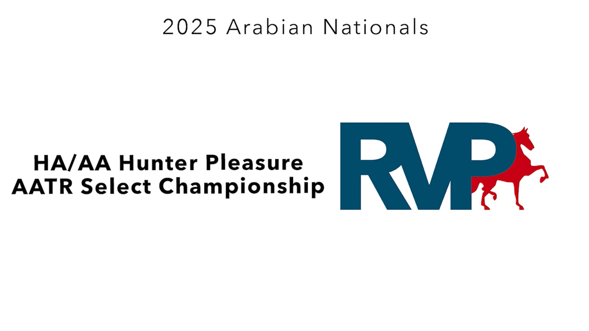 AN25 - Class 1173 - HA-AA Hunter Pleasure AATR Select Championship