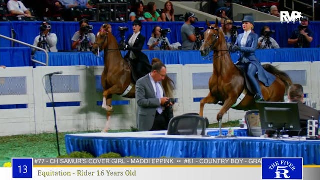 WCHS23 - Class 13 - Equitation - Ride...