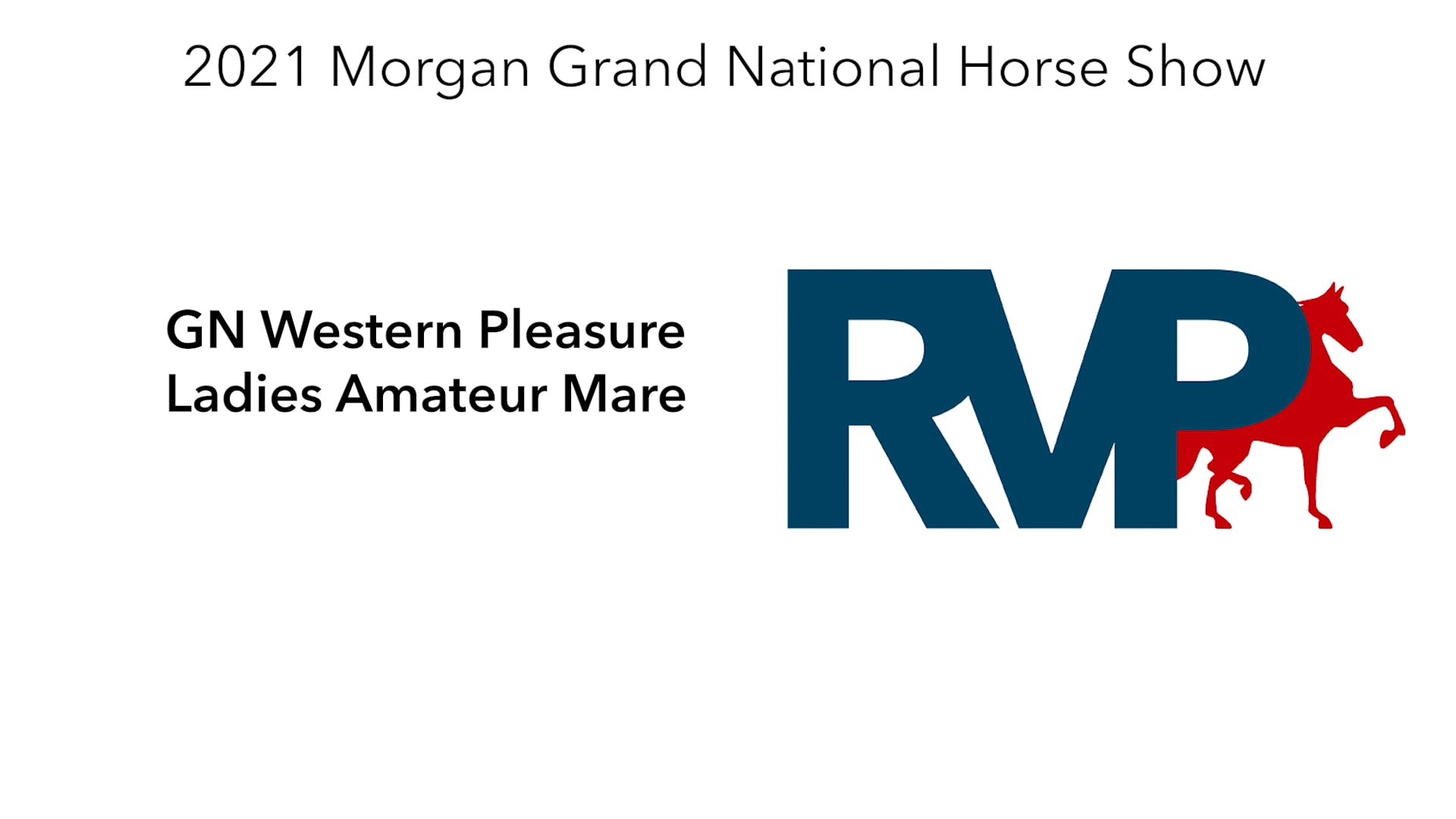 MGN21 - Class 120 - GN Western Pleasure Ladies Amateur Mare