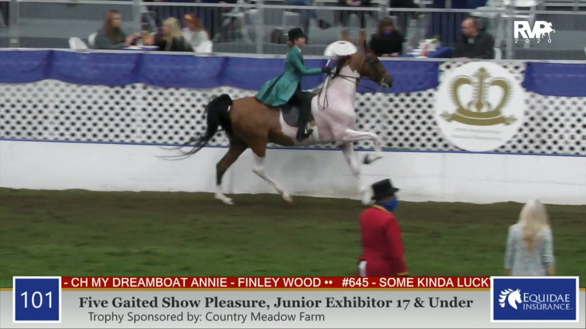 2020 AR - Class 101 Five Gaited Show Pleasure
Junior Exhibitor 17 & Under
