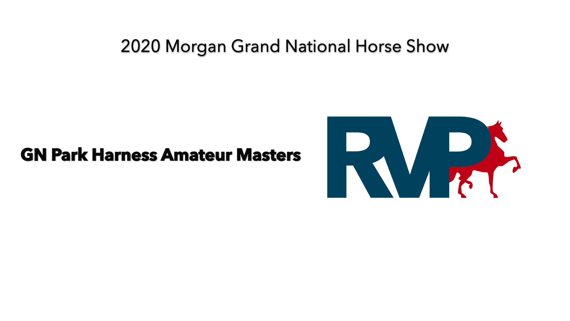 2020 MGN - Class 99 GN Park Harness Amateur Masters