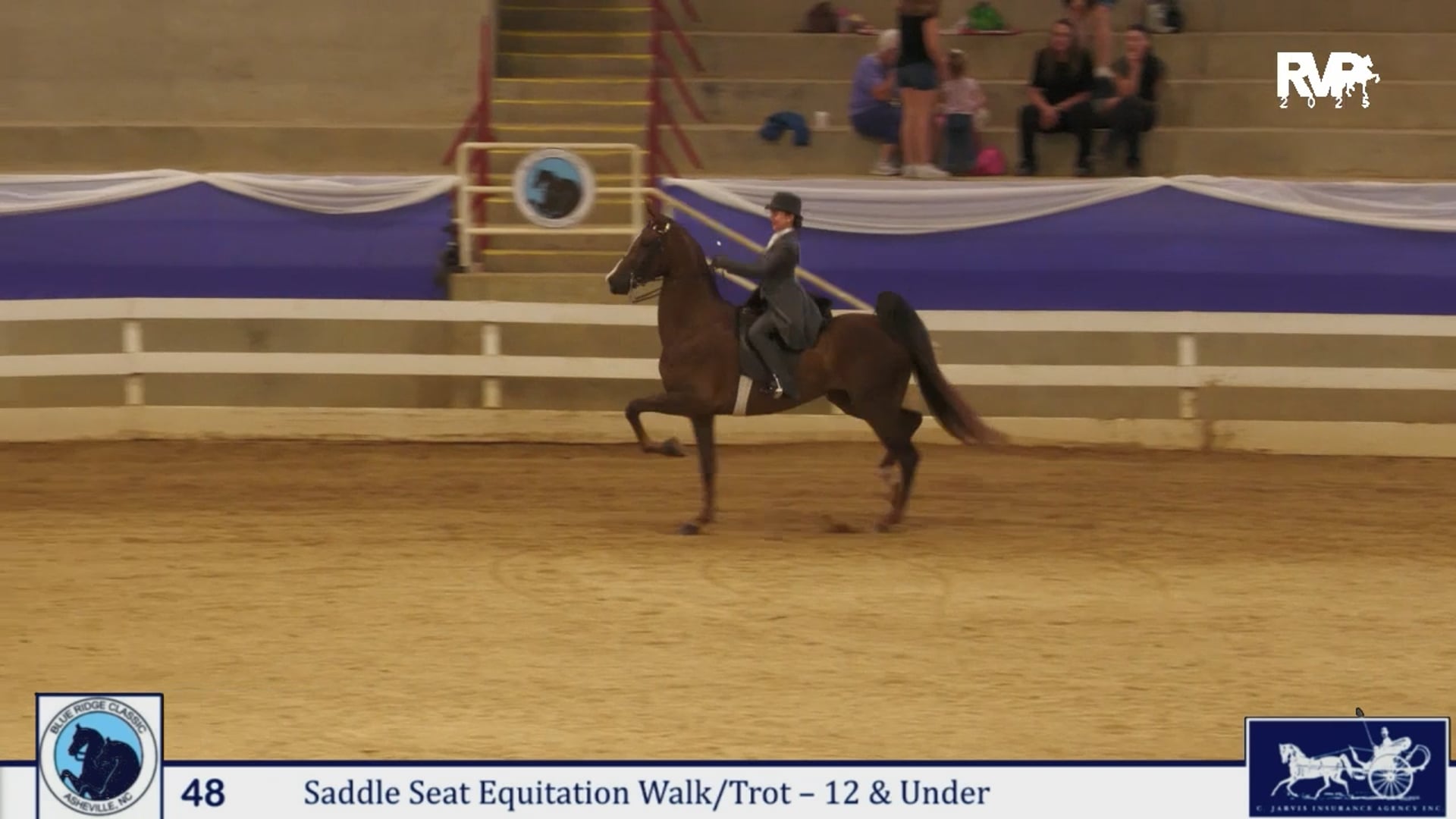 BRC25 - Class 48 - Saddle Seat Equitation WT, 12 & Under