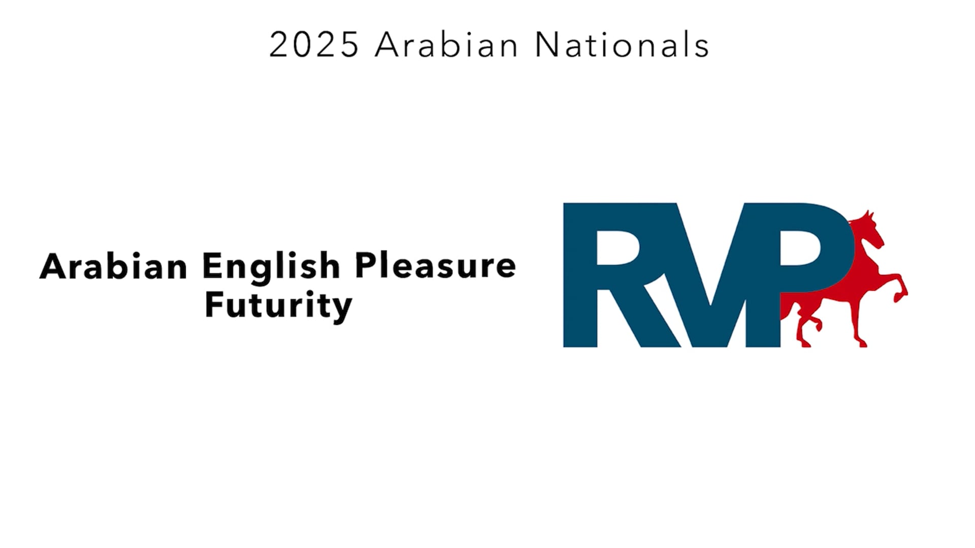AN25 - Class 982 - Arabian English Pleasure Futurity