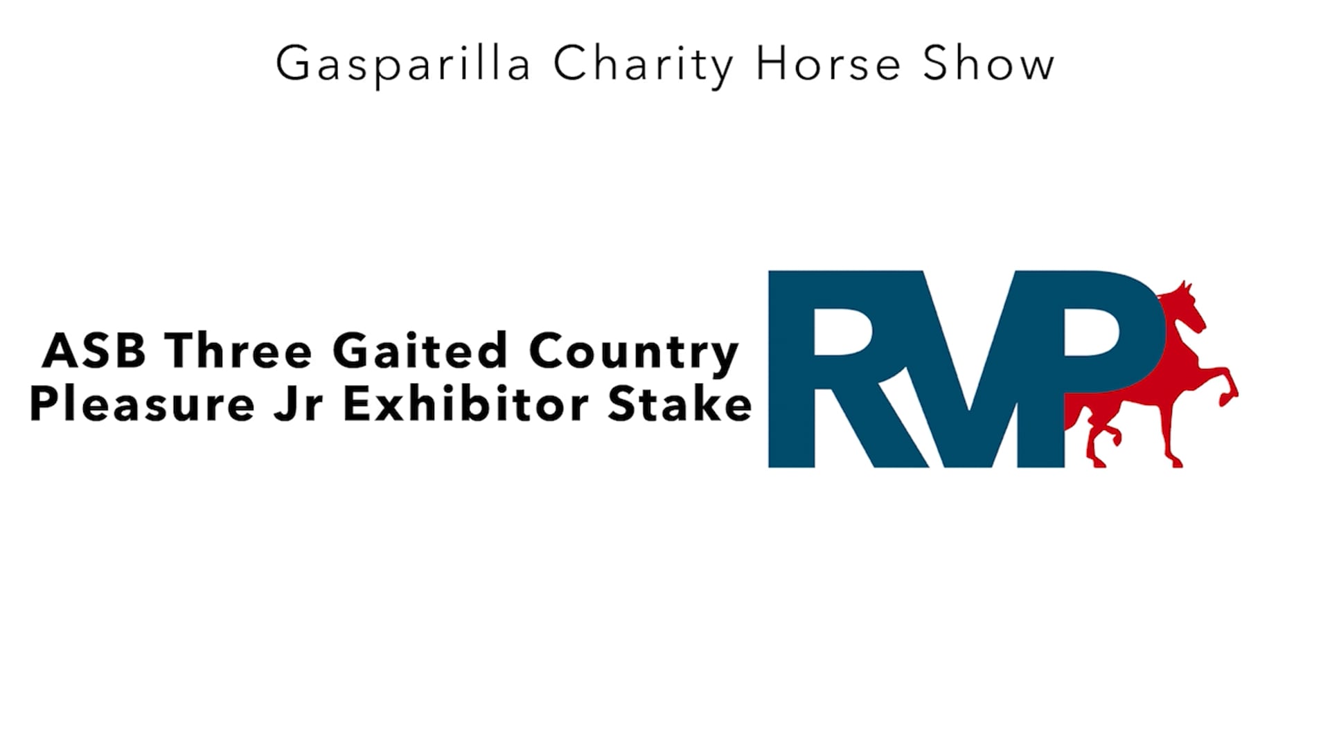 GC25 - Class 141 - ASB Three Gaited Country Pleasure Jr Exhibitor Stake