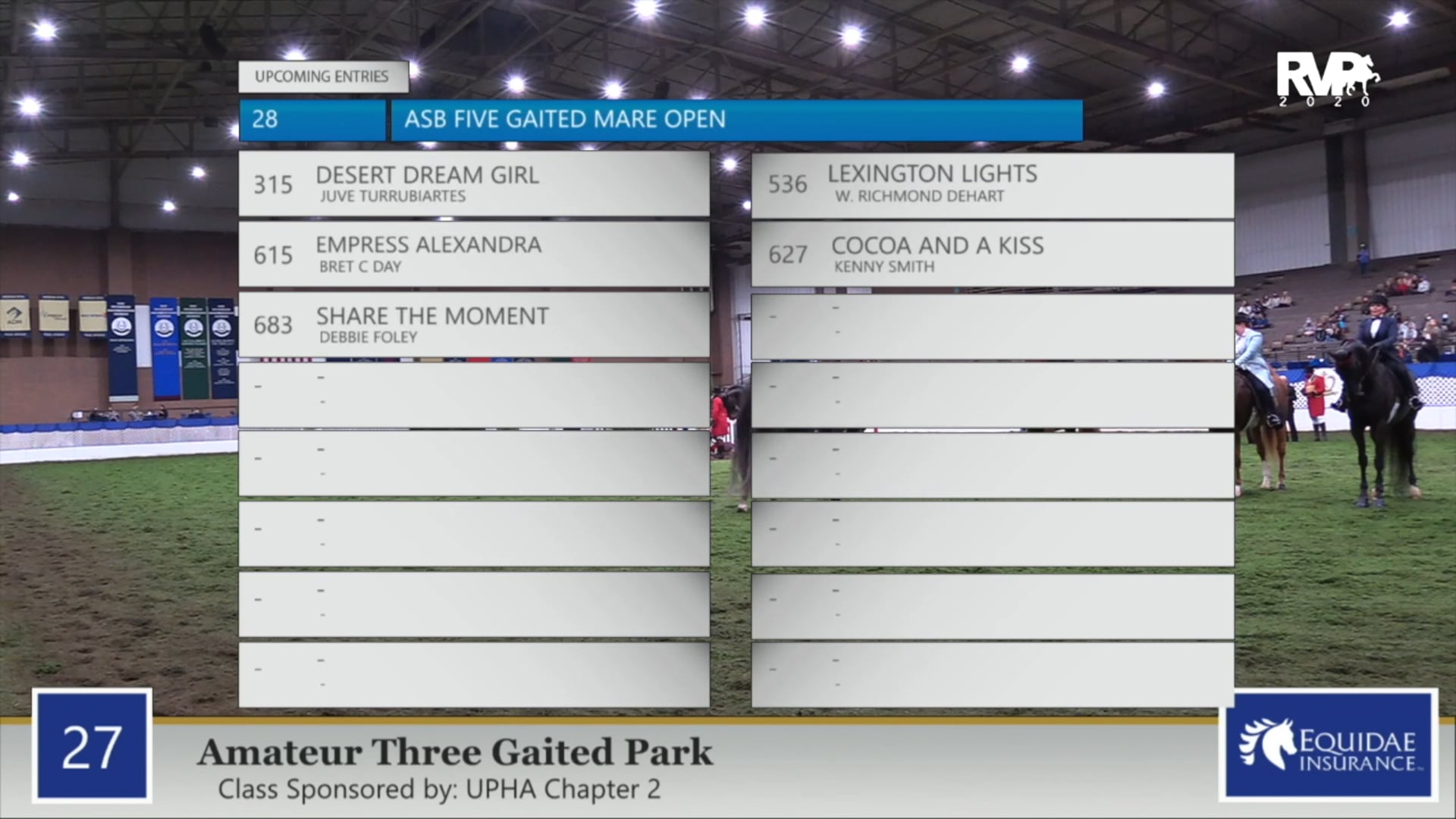 2020 AR - Class 27 Amateur Three Gaited Park