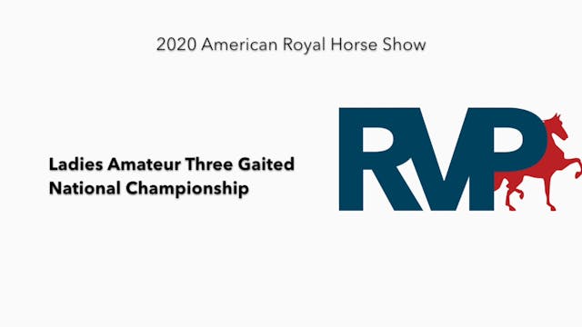2020 AR - Class 148 Ladies Amateur Th...