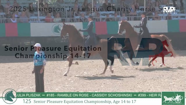 LJL25 - Class 125 - Senior Pleasure E...