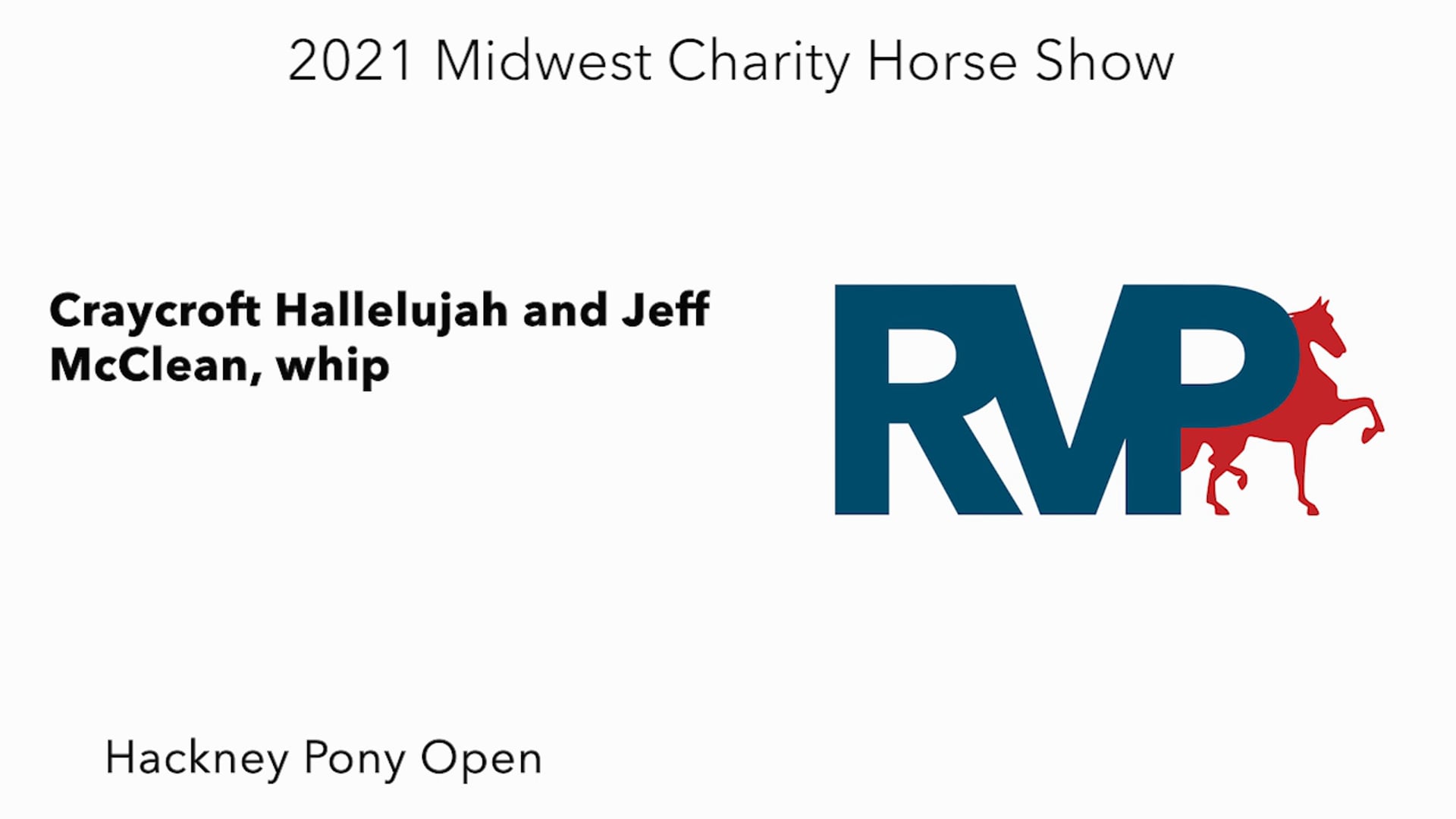MW21 - Class 78 - Craycroft Hallelujah and Jeff McClean, whip