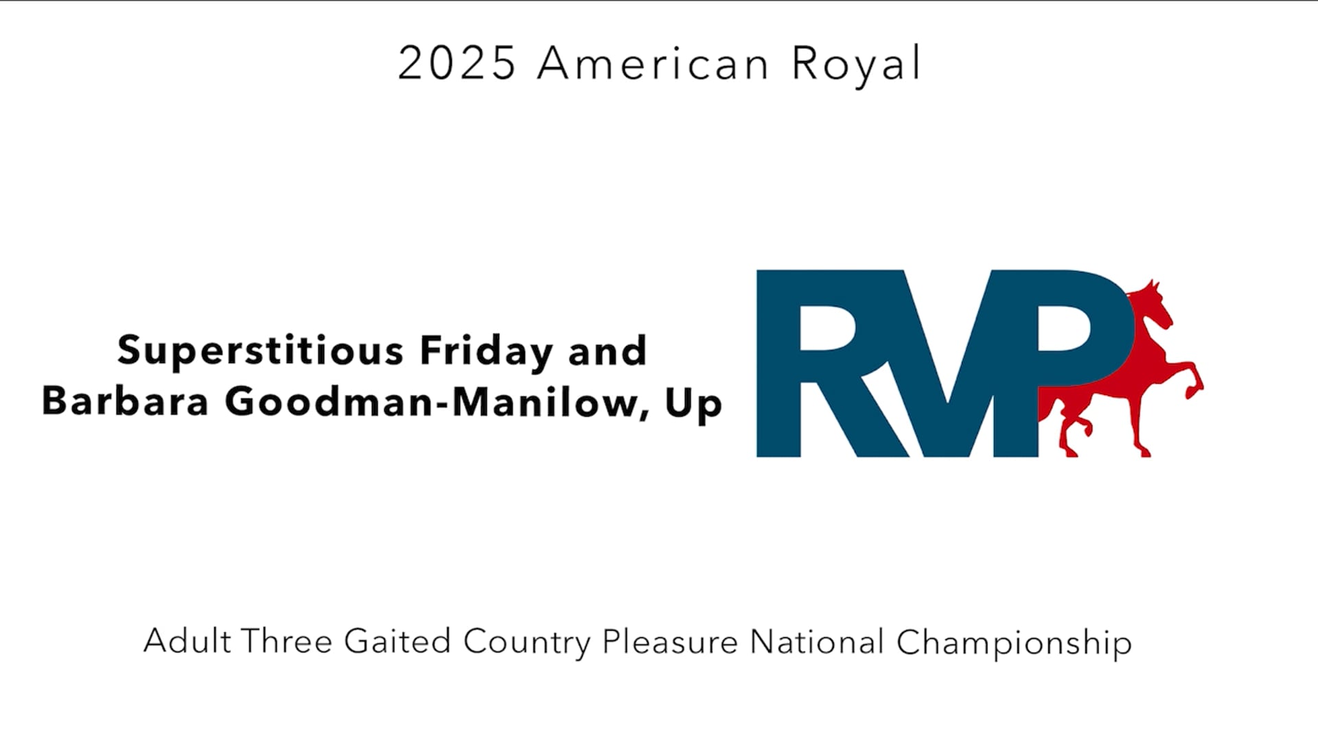 KC25 - Class 115 - Superstitious Friday and Barbara Goodman-Manilow, Up