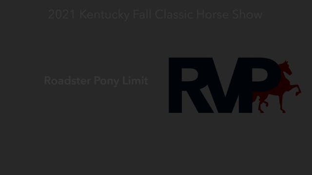 KYFC21 - Class 63 - Roadster Pony Limit 