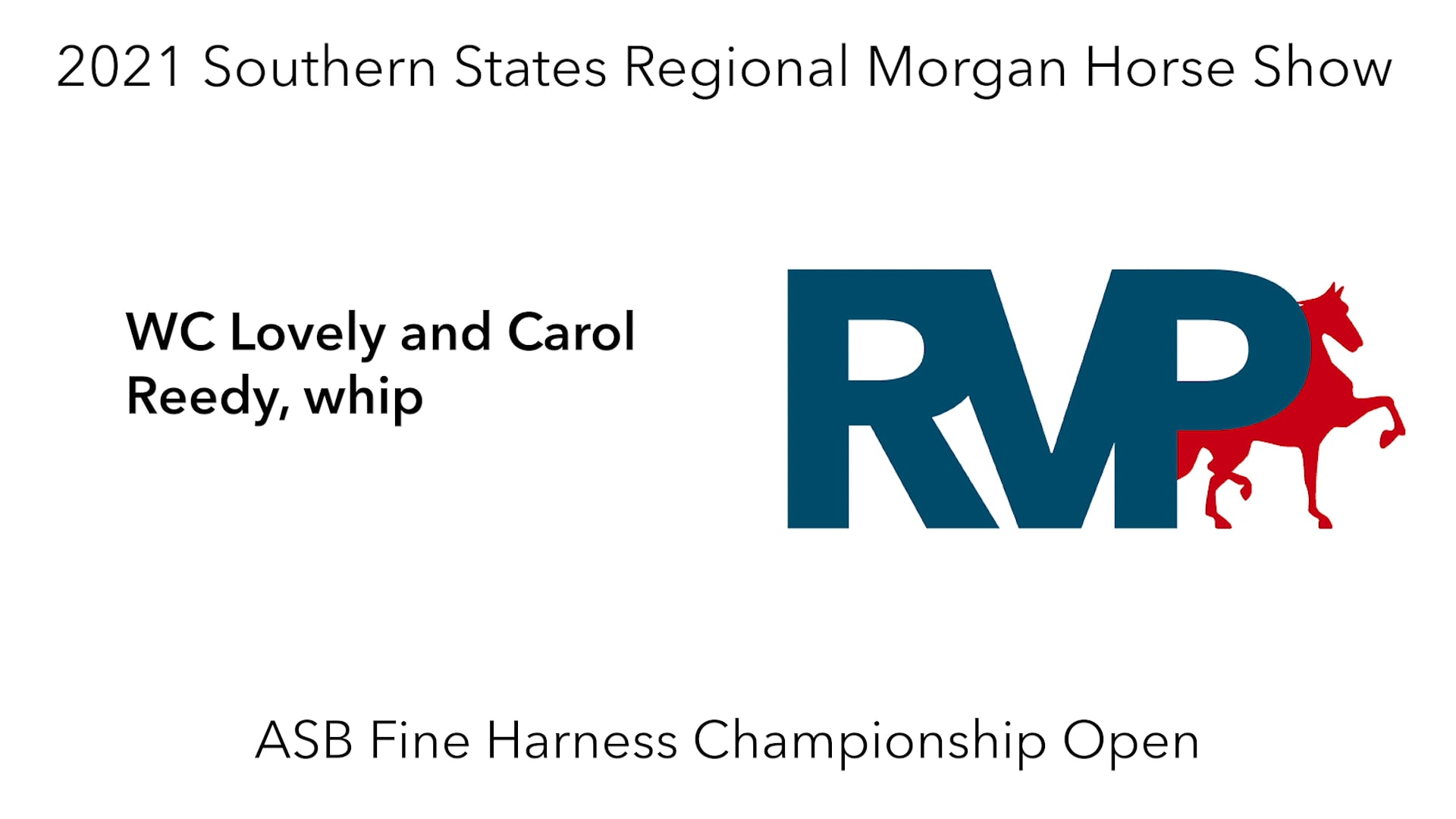 SS21 - Class 136 - WC Lovely and Carol Reedy, whip