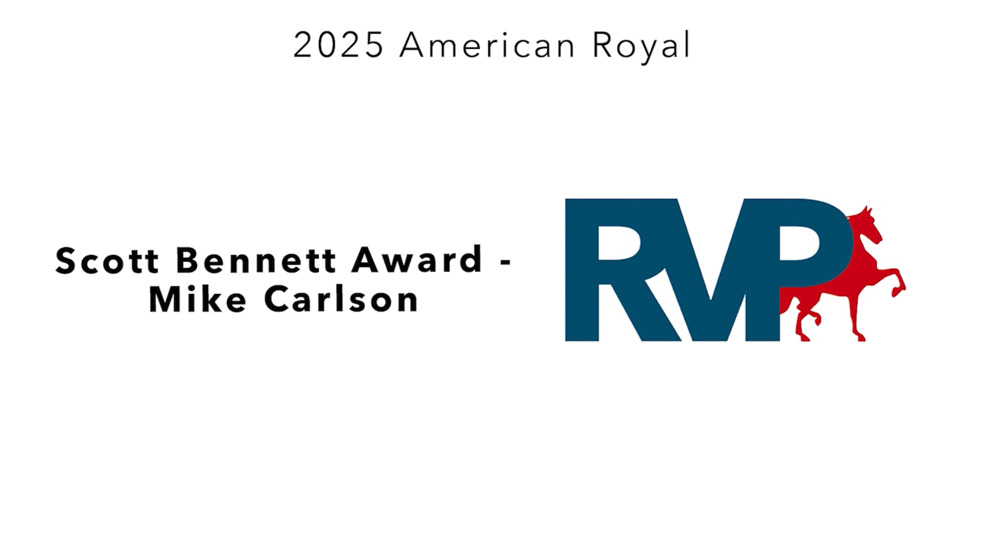 KC25 - Scott Bennett Award - Mike Carlson