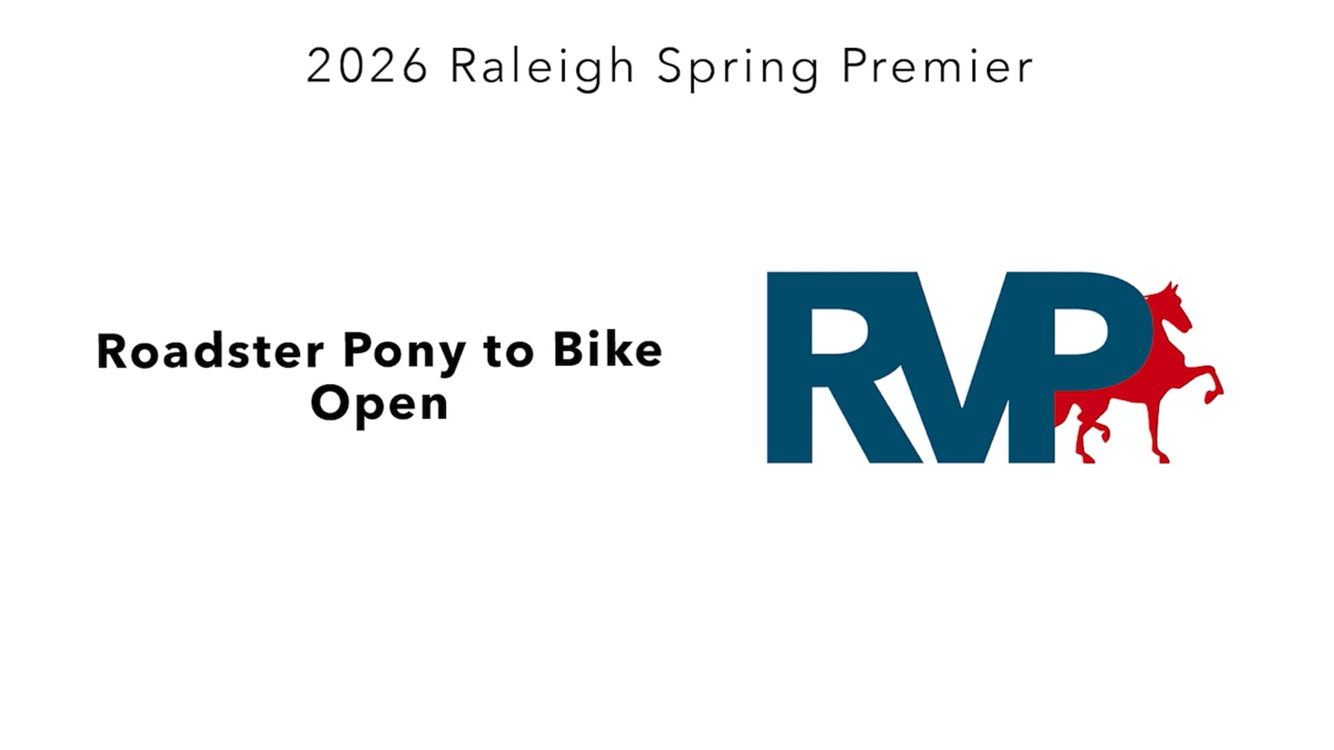 RSP26 - Class 30 - Roadster Pony to Bike Open