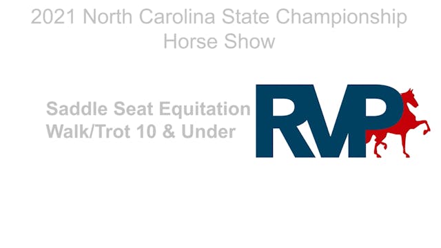 NCSC21 - Class 86 - Saddle Seat Equit...