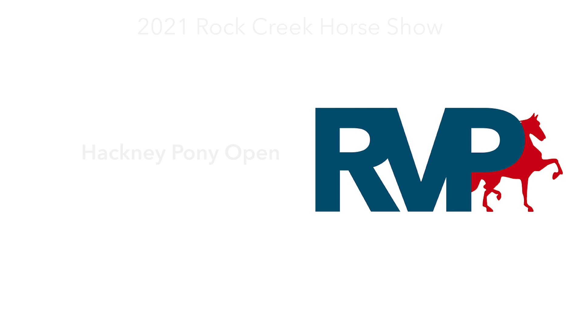 RC21 - Class 3 - Hackney Pony Open