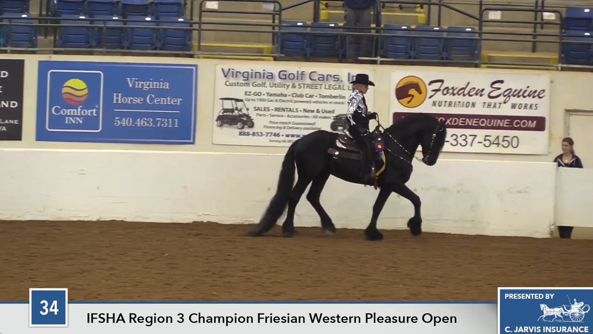 BB17 - Dyrk Fan Bluffview - Champion Friesian Western Pleasure Open