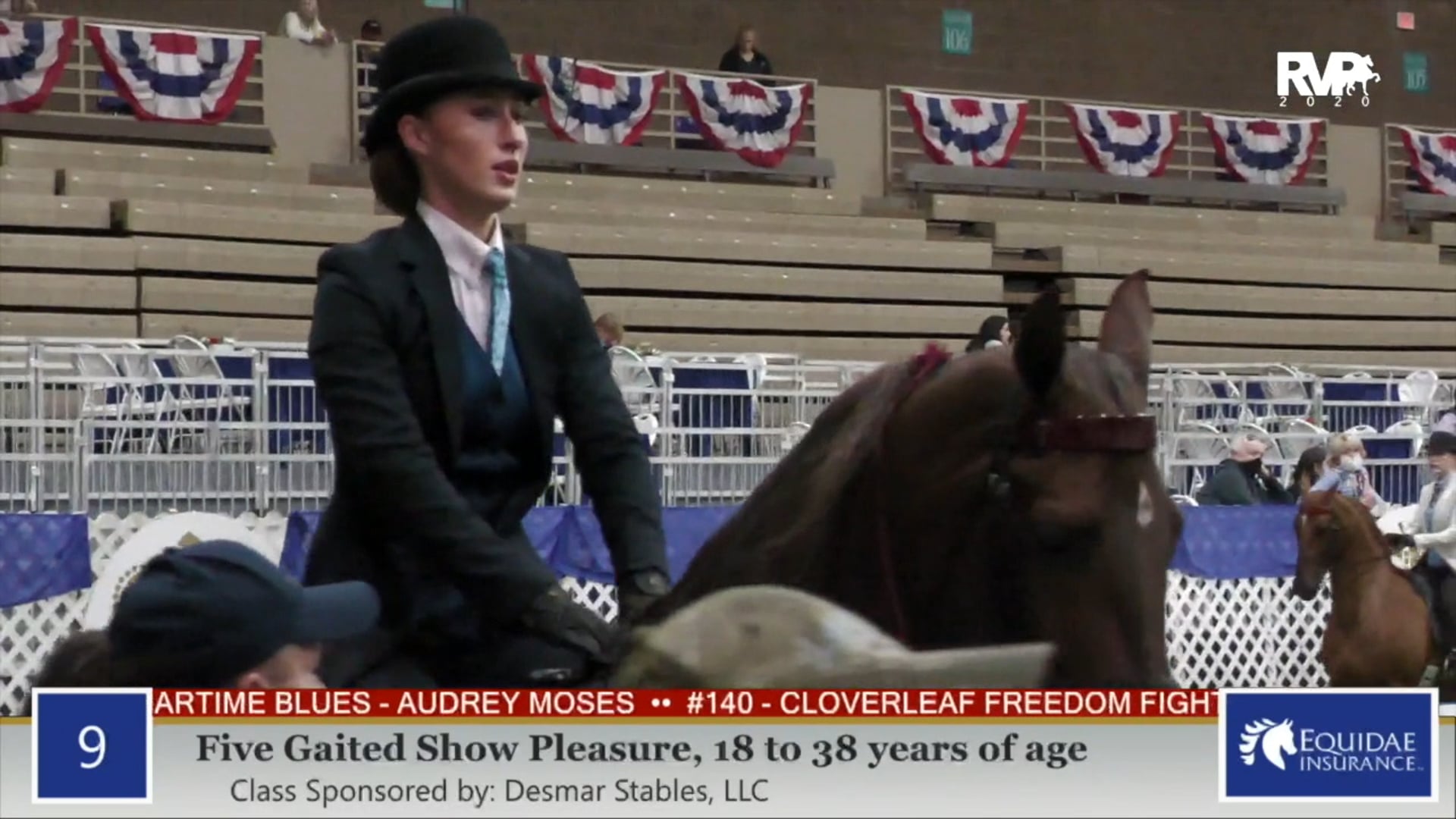 2020 AR - Class 9 Five Gaited Show Pleasure
Rider 18-38