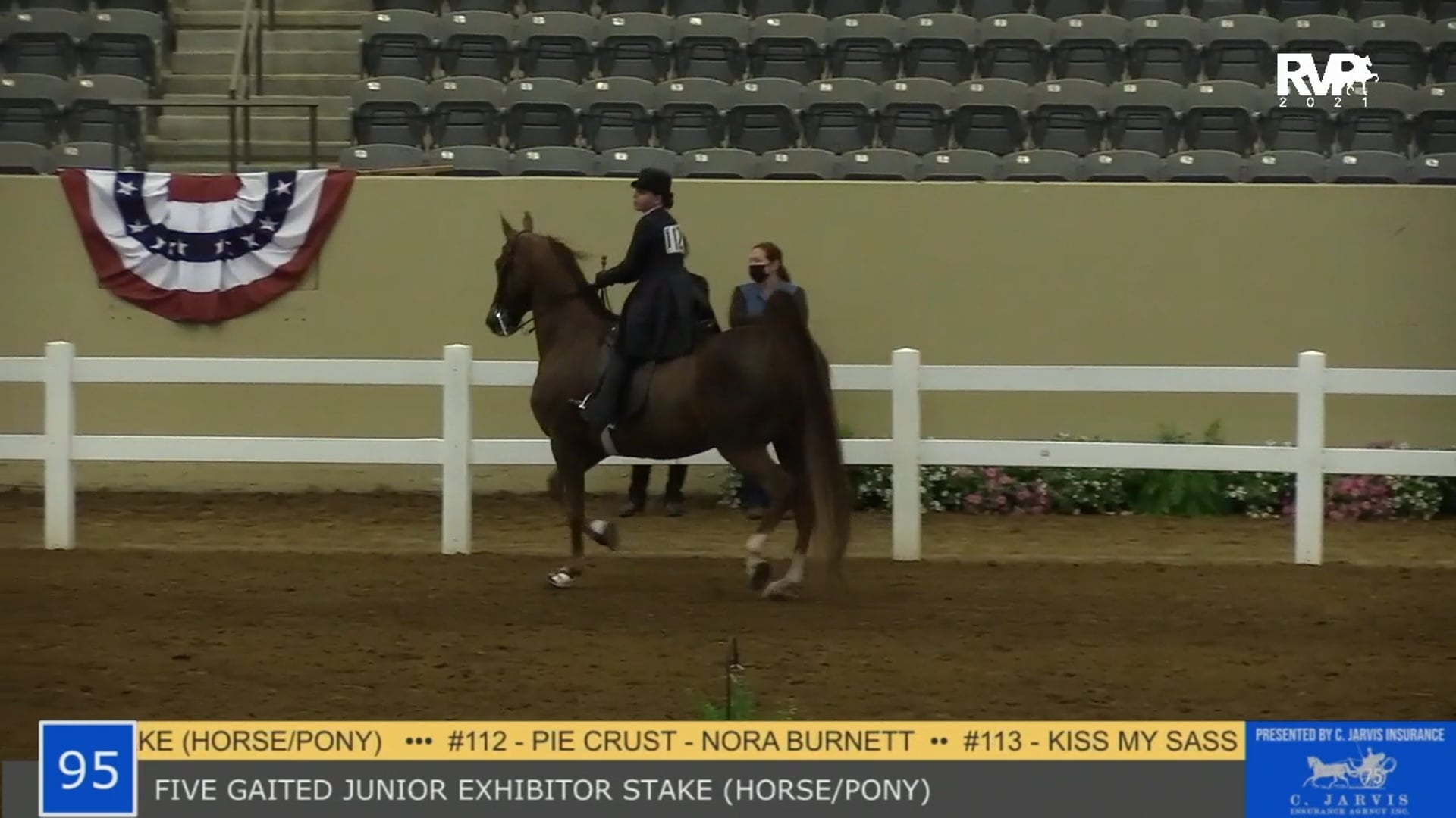 KYSP21 - Class 95 - Five Gaited Jr Ex Stake (Horse-Pony)