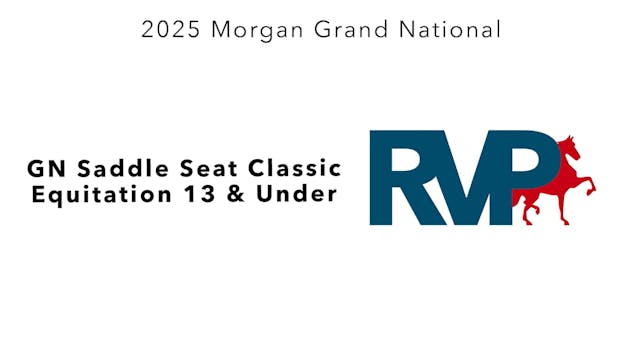 MGN25 - Class 4 - GN Saddle Seat Clas...