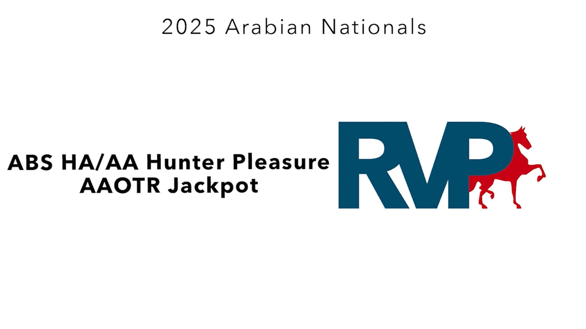AN25 - Class 1629a - ABS HA-AA Hunter Pleasure AAOTR Jackpot