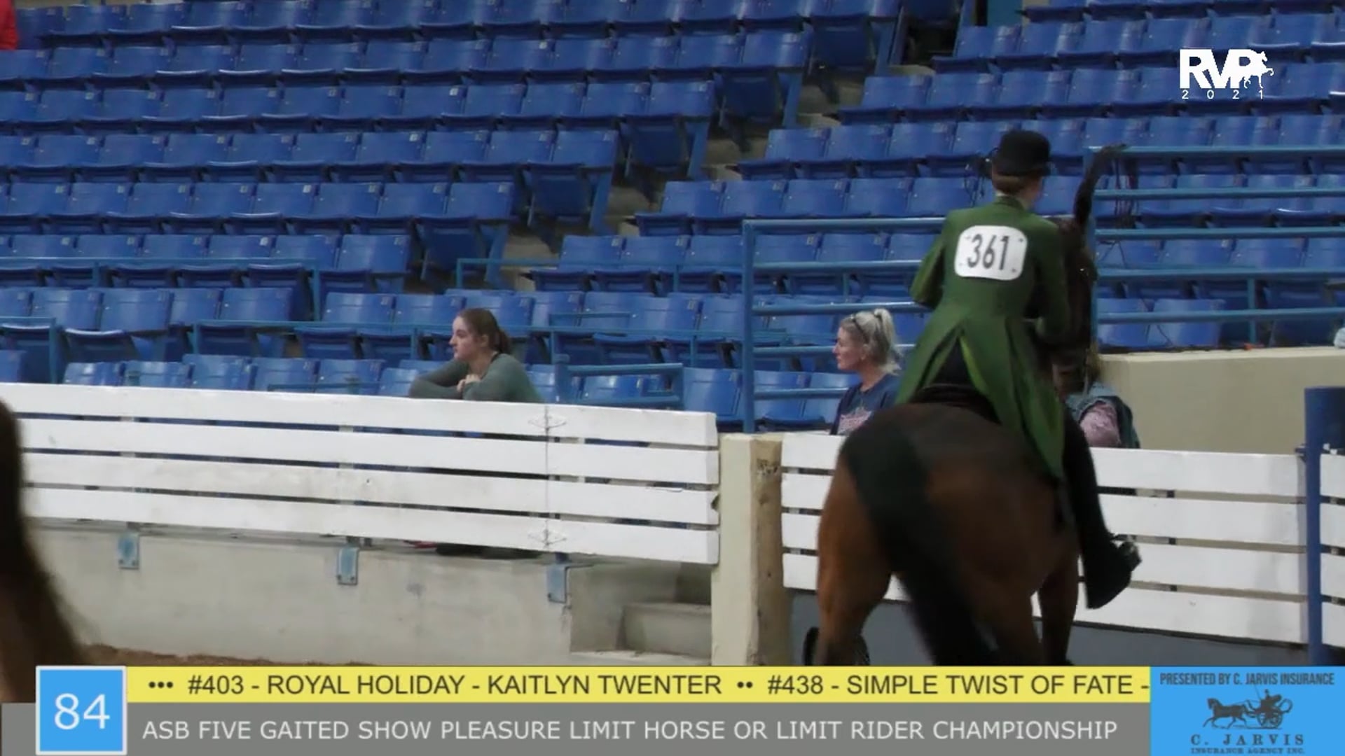 SSSF21 - Class 84 -  ASB Five Gaited Show Pleasure Limit Horse Championship