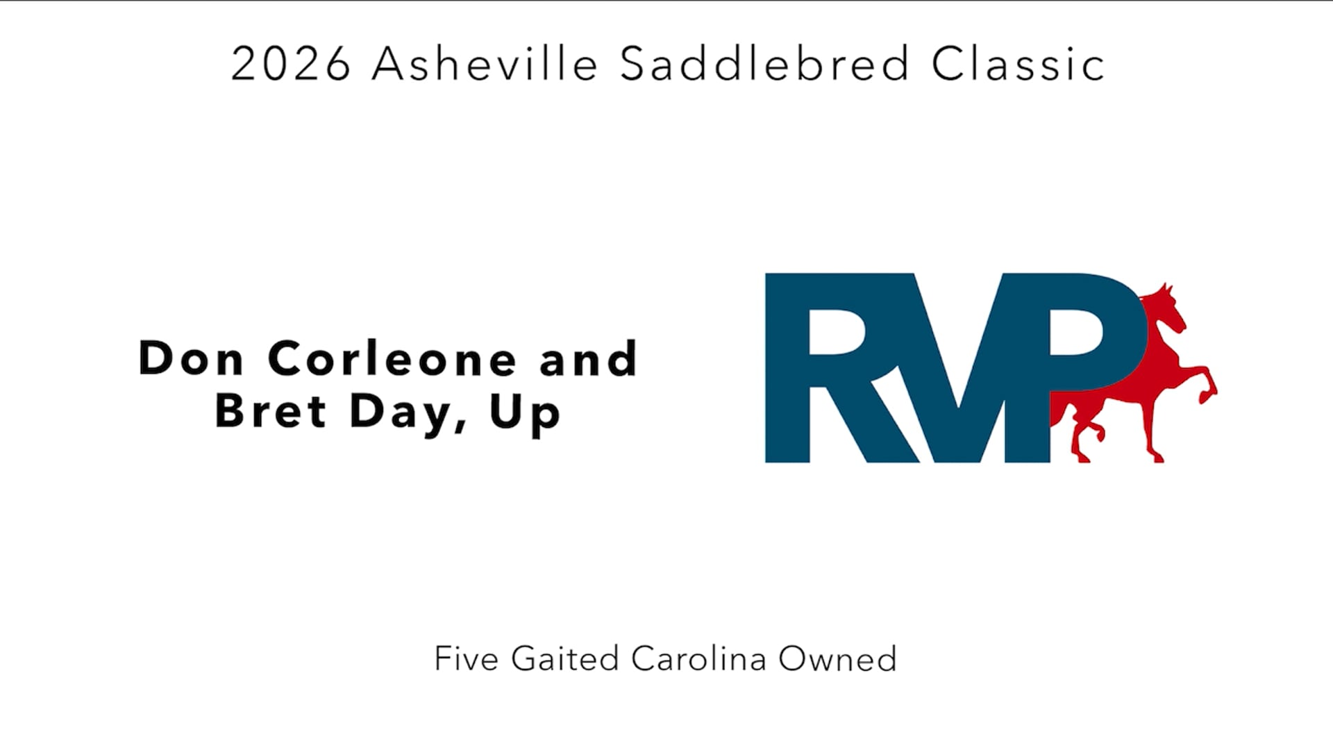 ASC26 - Class 59 - Don Corleone and Bret Day, Up