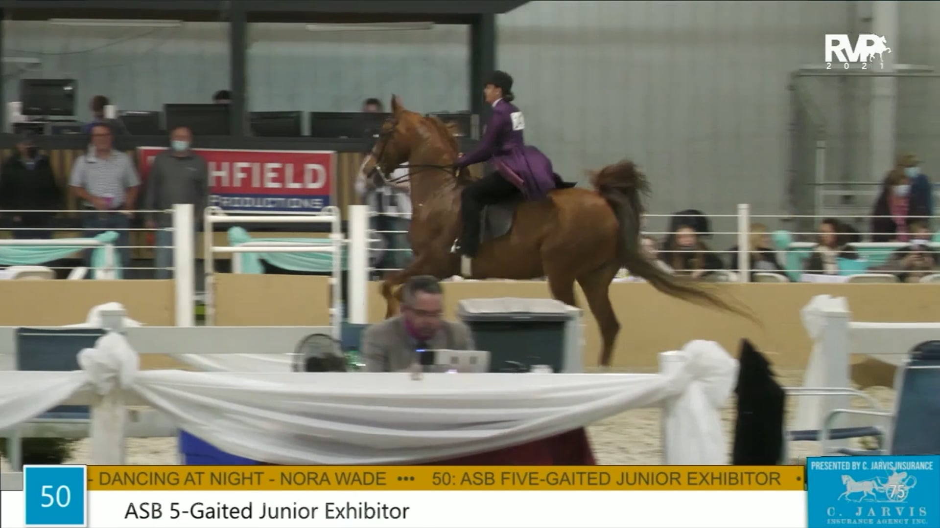 BS21 - Class 50 - ASB Five Gaited Junior Exhibitor