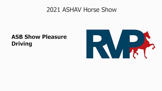 ASHAV21 - Class 7 - ASB Show Pleasure...